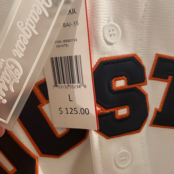 Houston Black Eagles White and Black Men's Jersey - Picture 3 of 5